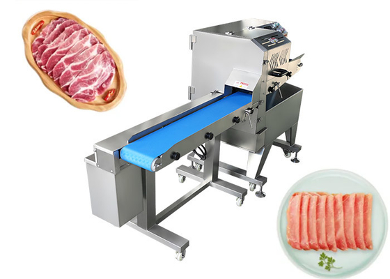 Máy cắt thịt lợn om Thịt bò nấu chín tự động Máy thái xúc xích thịt xông khói