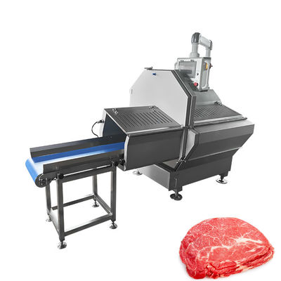 Máy cắt miếng thịt ngang cho thịt bò đông lạnh với lưỡi liềm