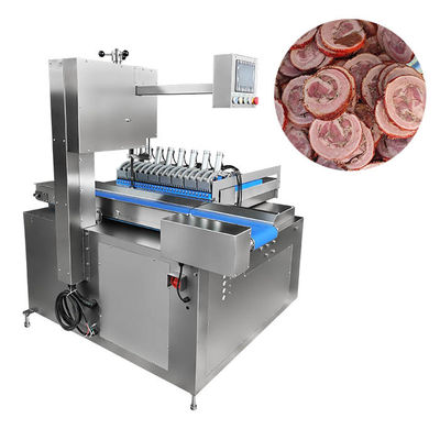 Máy cưa dây chuyền thịt công nghiệp với lưỡi dao kép để cắt thịt tươi và đông lạnh xương và xương