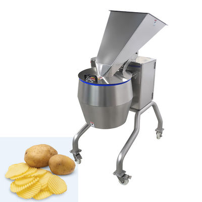 Máy cắt khoai tây chiên từ tâm công suất cao với đầu cắt có thể đổi