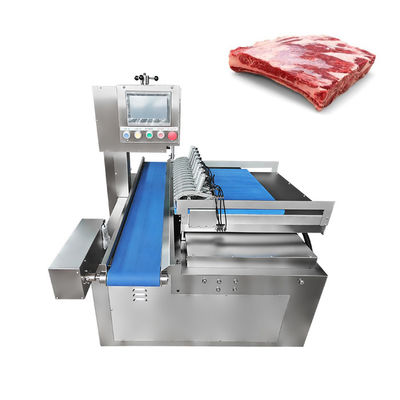 Máy cưa vòng cắt đôi tự động công nghiệp để cắt sườn bò đông lạnh với đường cắt chính xác và chuẩn xác