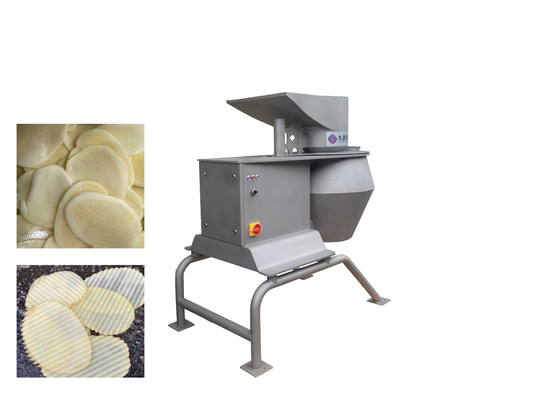 Máy cắt cà rốt đa chức năng Máy cắt khoai tây chiên 3T / giờ Máy cắt lượn sóng Máy cắt lượn sóng