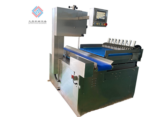Máy chế biến thịt công nghiệp 7.2HP Máy cắt thịt cá heo bò đông lạnh Bò bít tết dây đai xương đôi Máy cắt