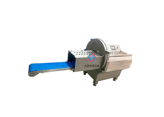 4.4kw 800kg / h Máy chế biến thịt đông lạnh Máy thái thịt xông khói